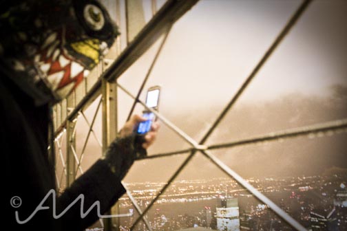 Empire State Building with the Sauer boys