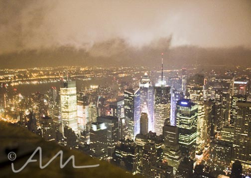 Empire State Building with the Sauer boys