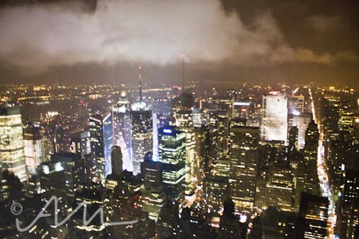 Empire State Building with the Sauer boys